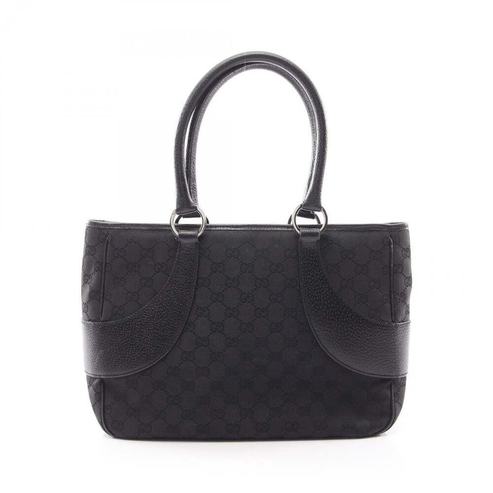 Gucci Gg Canvas Tote Handbag Leather #303567G46B